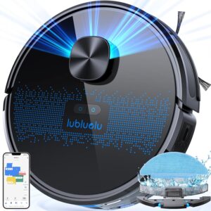 Прахосмукачка робот Lubluelu SL60D Robot Vacuum Cleaner with Mop Function Black