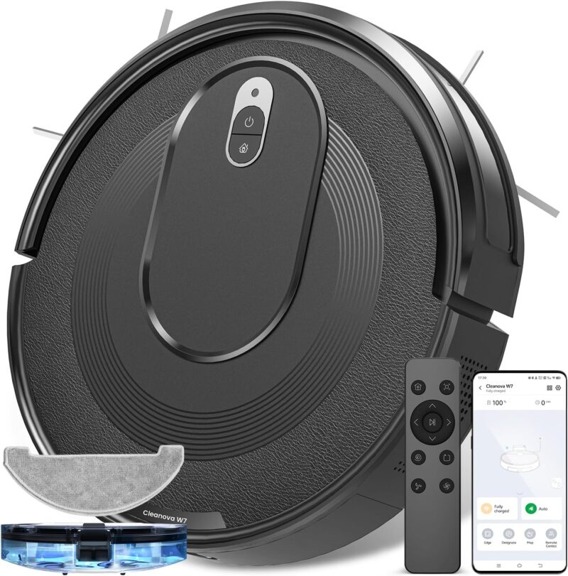 Прахосмукачка робот Vexilar W7 Robot Vacuum Cleaner with Mop Function