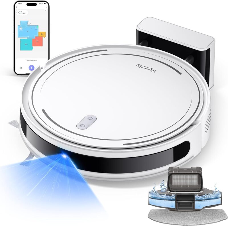 Прахосмукачка робот Vyzzle D10 Robot Vacuum Cleaner с функция за моп
