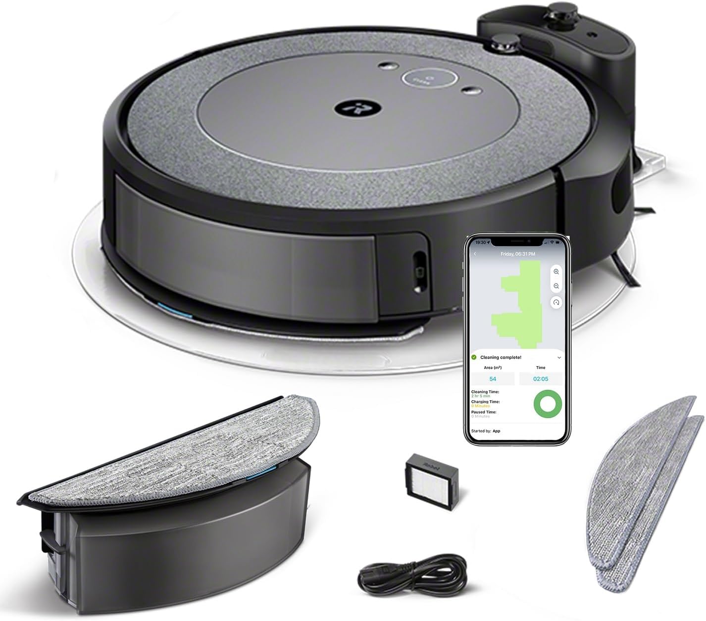 Прахосмукачка робот iRobot Roomba Combo i5 Robot Vacuum Cleaner с функция за моп