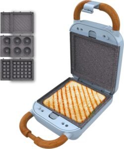 Сандвич мейкър Cecotec Rock’Ntoast Retro One Sandwich Maker Blue