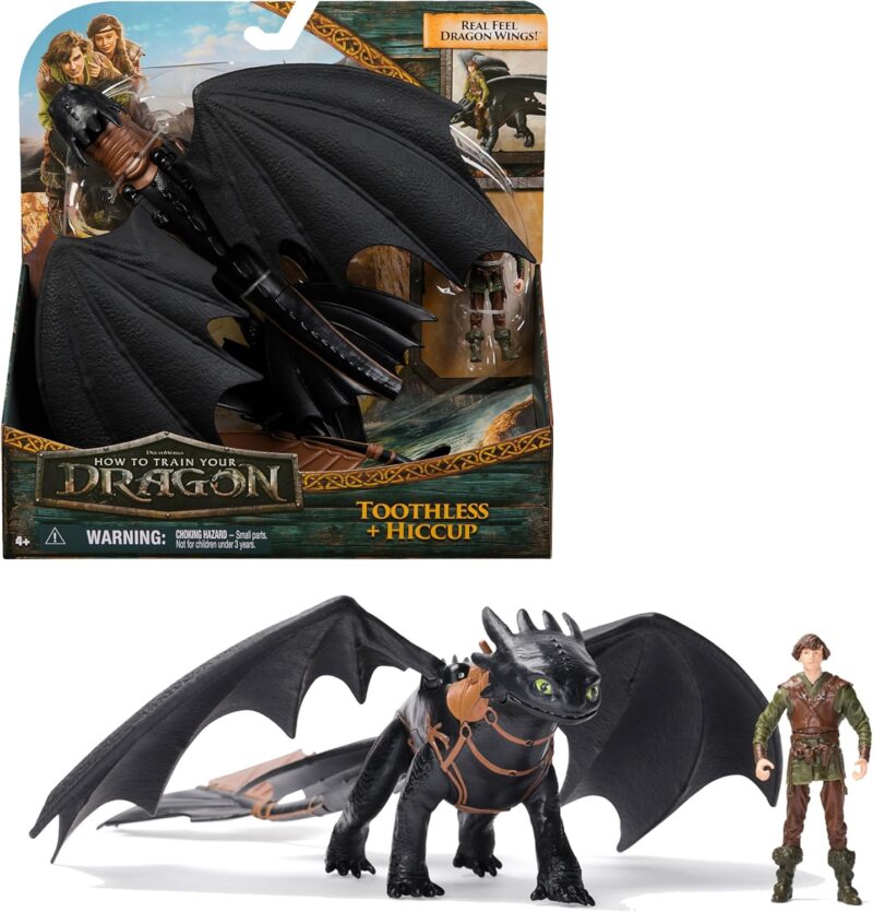Dreamworks - Играчка Как да си дресираш дракон Toothless & Hicks