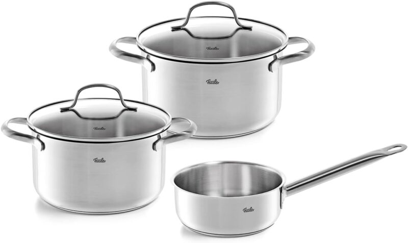 Fissler San Francisco – Комплект от 3 Тенджери неръждаема стомана