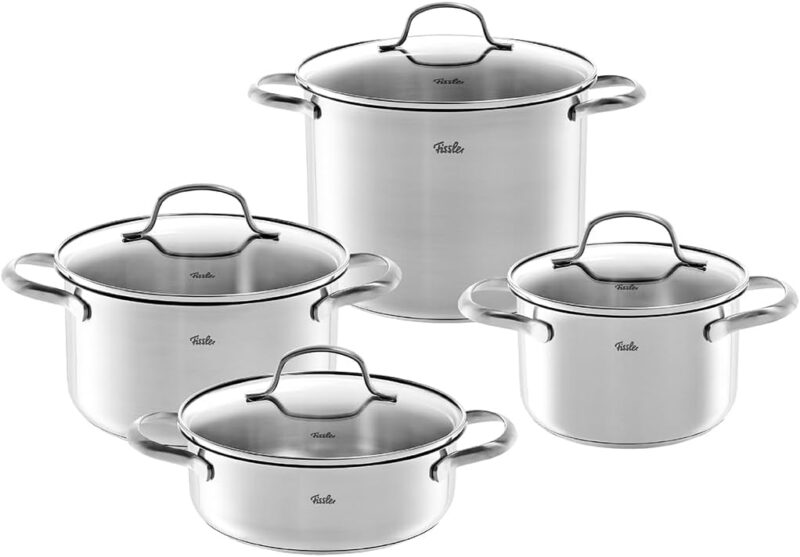 Fissler San Francisco – Комплект от 4 Тенджери неръждаема стомана