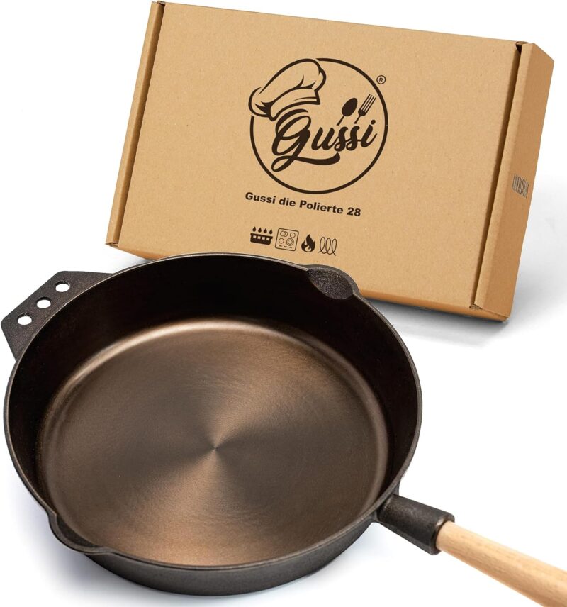 GuSSi - Чугунен тиган Полиран 28 см