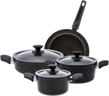 KARACA BlackGold V1 – Комплект от 4 тенджери от органичен гранит