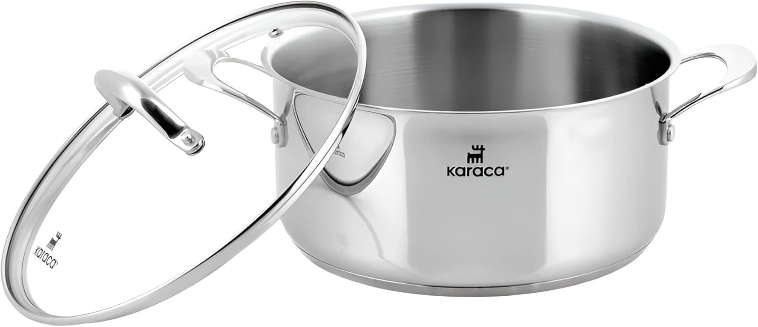 KARACA Stainless – Комплект от 5 стоманени тенджери за готвене - Image 4