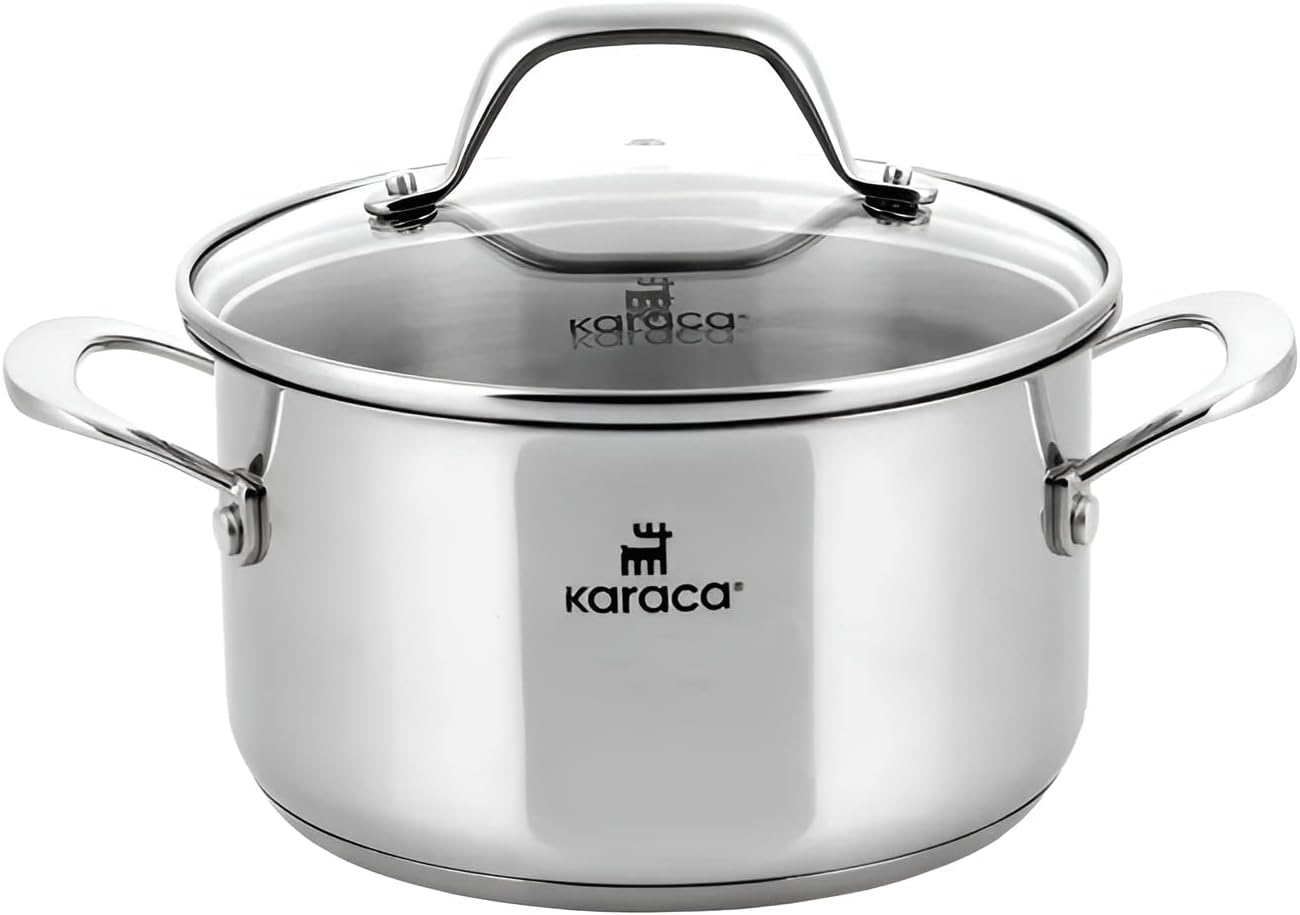KARACA Stainless – Комплект от 5 стоманени тенджери за готвене - Image 7