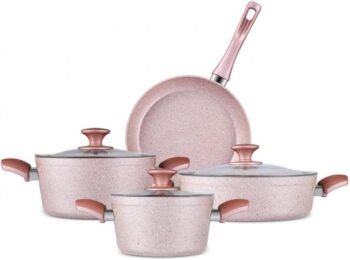 KARACA – Комплект от 4 съдове за готвене от органичен гранит