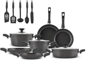 KARACA – Комплект от 7 съдове за готвене органичен гранит