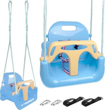 KINSPORY - Детска люлка за двор Синя