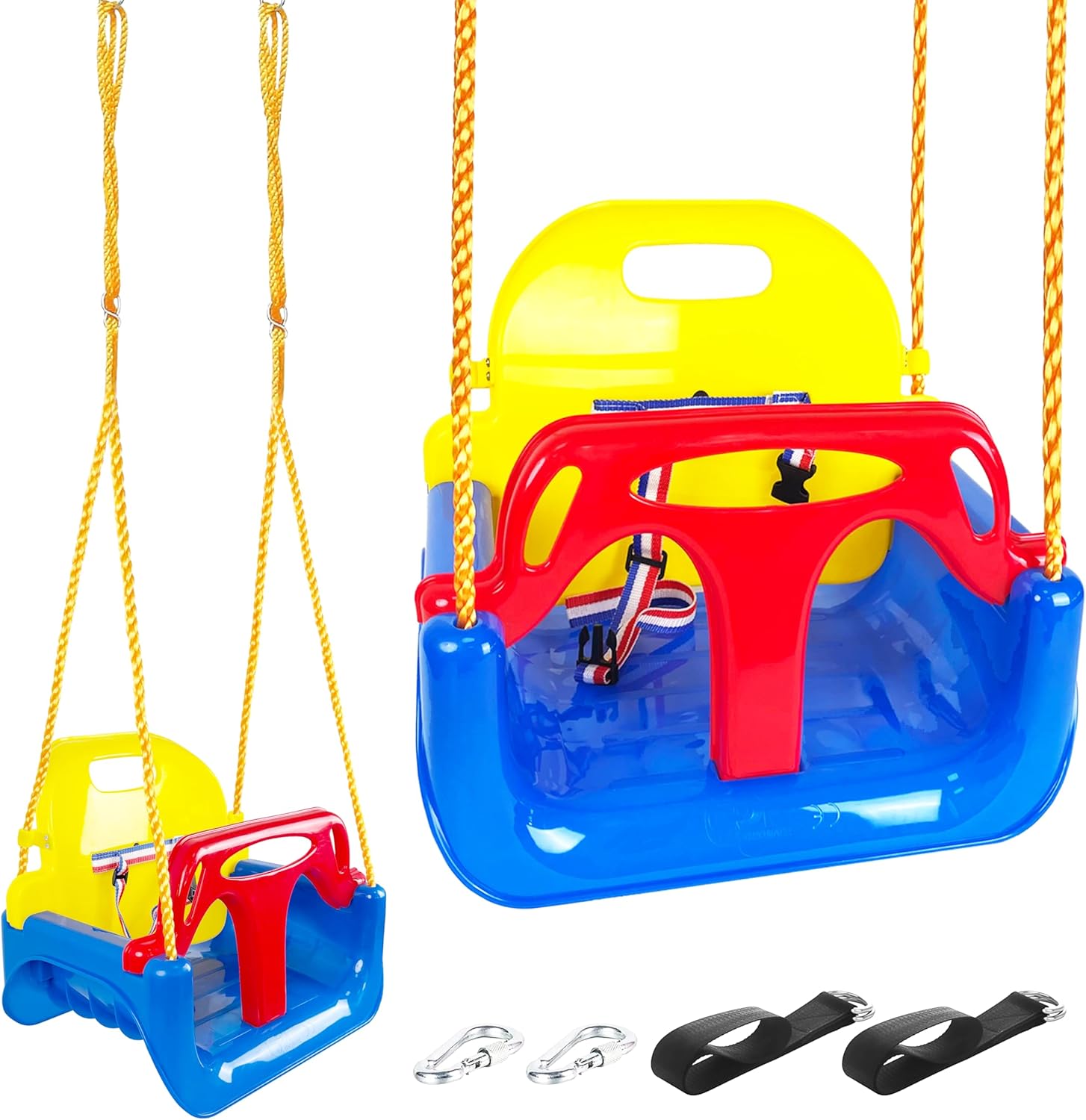 KINSPORY - Детска люлка за двор Цветна