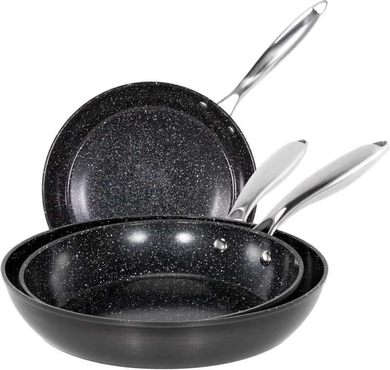 Kitchen Academy - Комплект от 3 тигани Ceramic