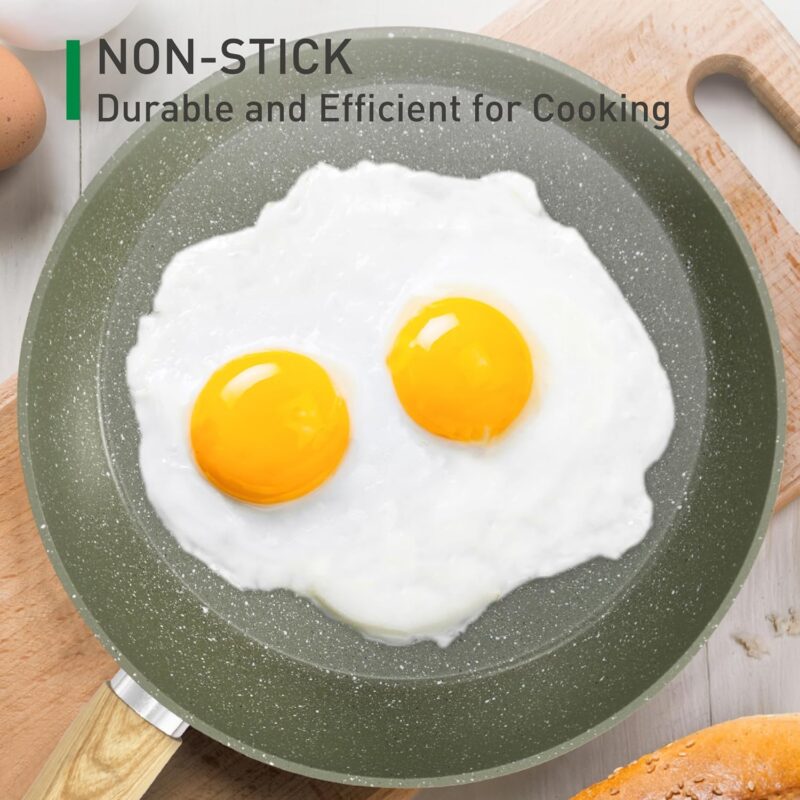 Kitchen Academy – Комплект от 11 съдове за готвене Гранит Зелен 2