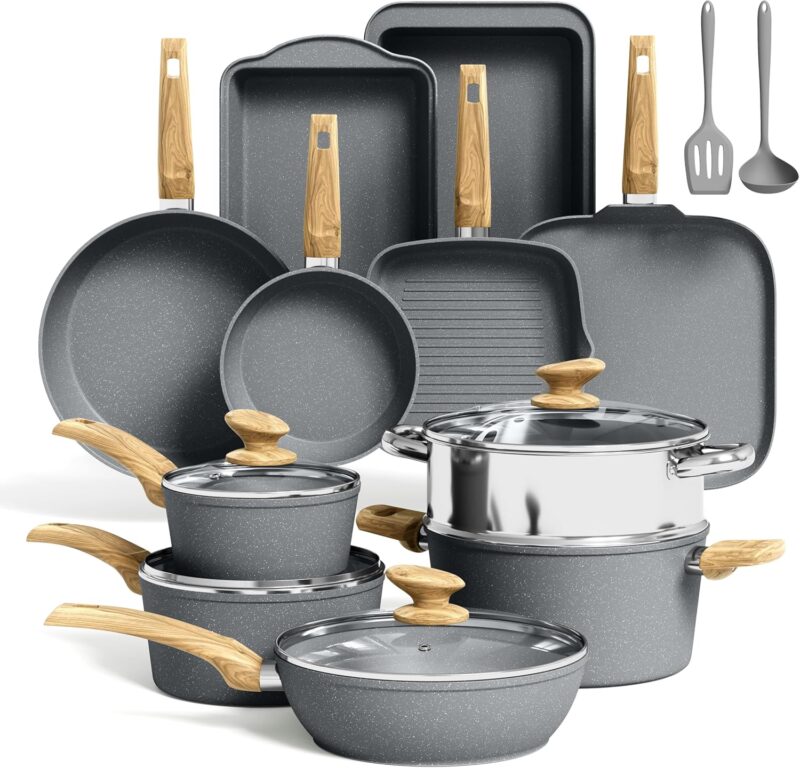 Kitchen Academy – Комплект от 17 съдове за готвене Ceramic