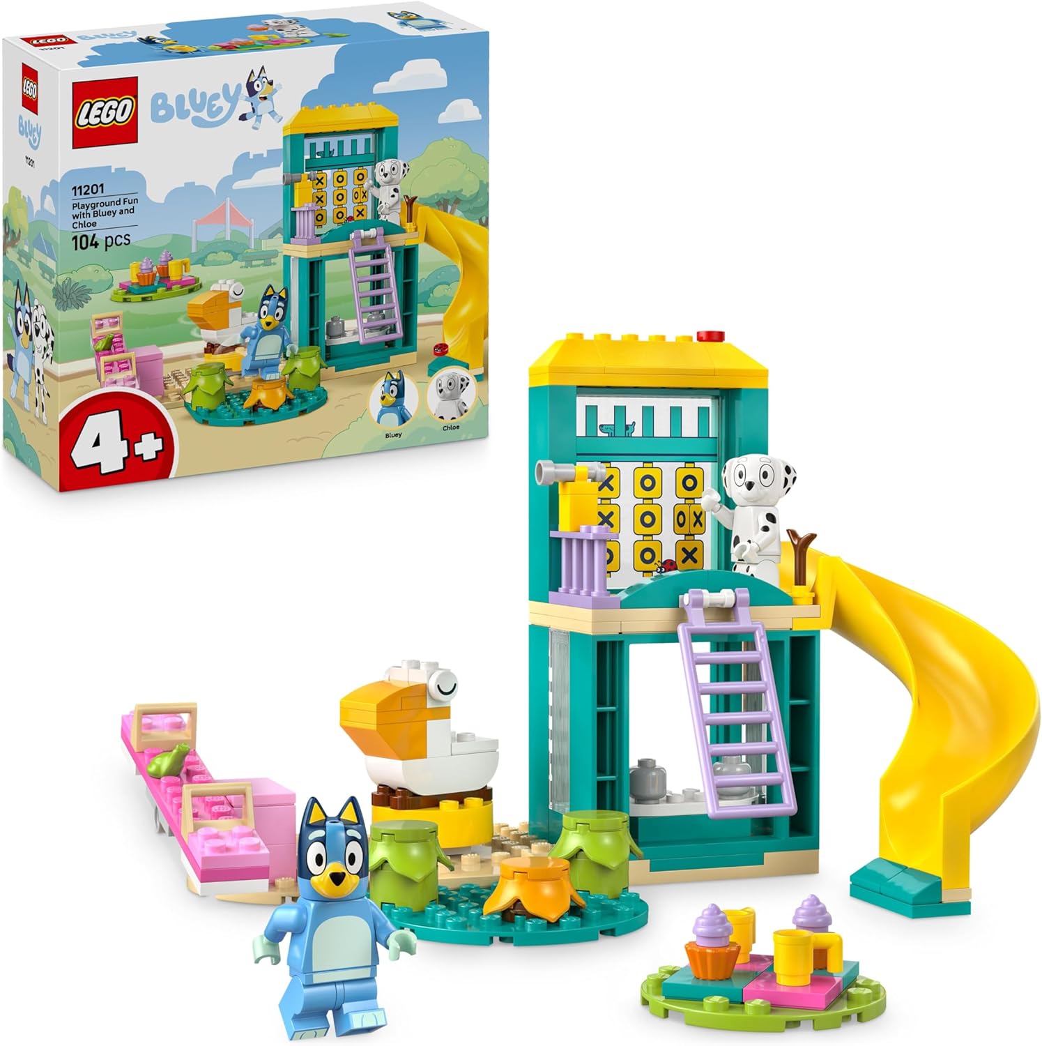 LEGO Bluey - На площадката с Блуи и Клои (11201)