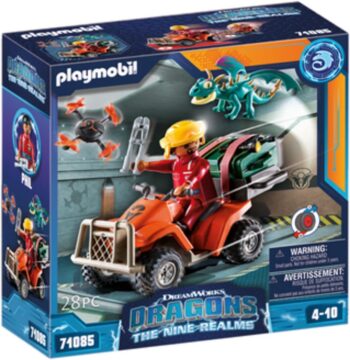 Playmobil DreamWorks Dragons Деветте кралства - Икарис Куад и Фил (71085)