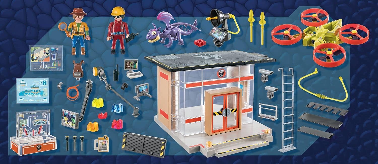 Playmobil DreamWorks Dragons Деветте кралства - Лаборатория Икарис (71084)