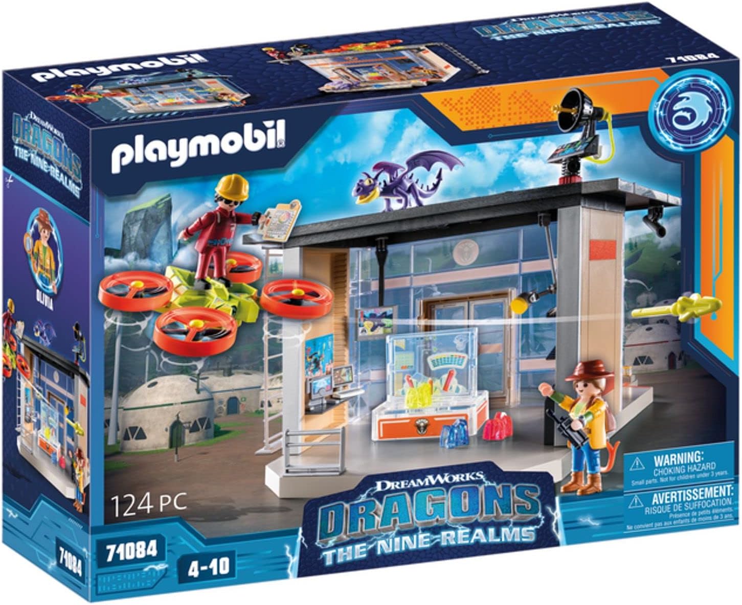 Playmobil DreamWorks Dragons Деветте кралства - Лаборатория Икарис (71084)