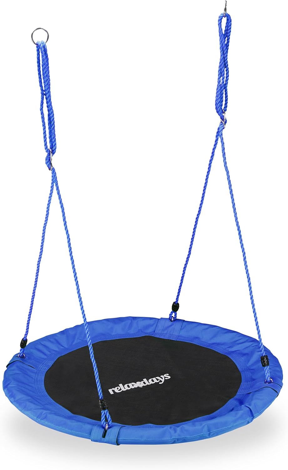 Relaxdays – Градинска Детска Люлка Гнездо 90см Синя