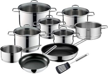 Silit Alicante – Комплект от 9 съдове за готвене неръждаема стомана