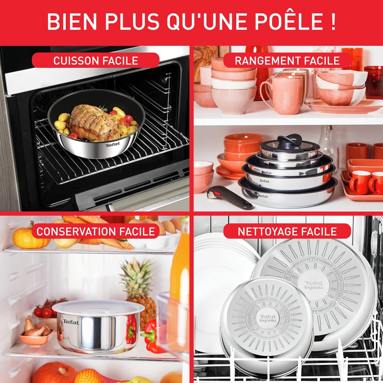 Tefal Ingenio Emotion L897DS04 – Комплект от 13 части съдове за готвене - Image 7