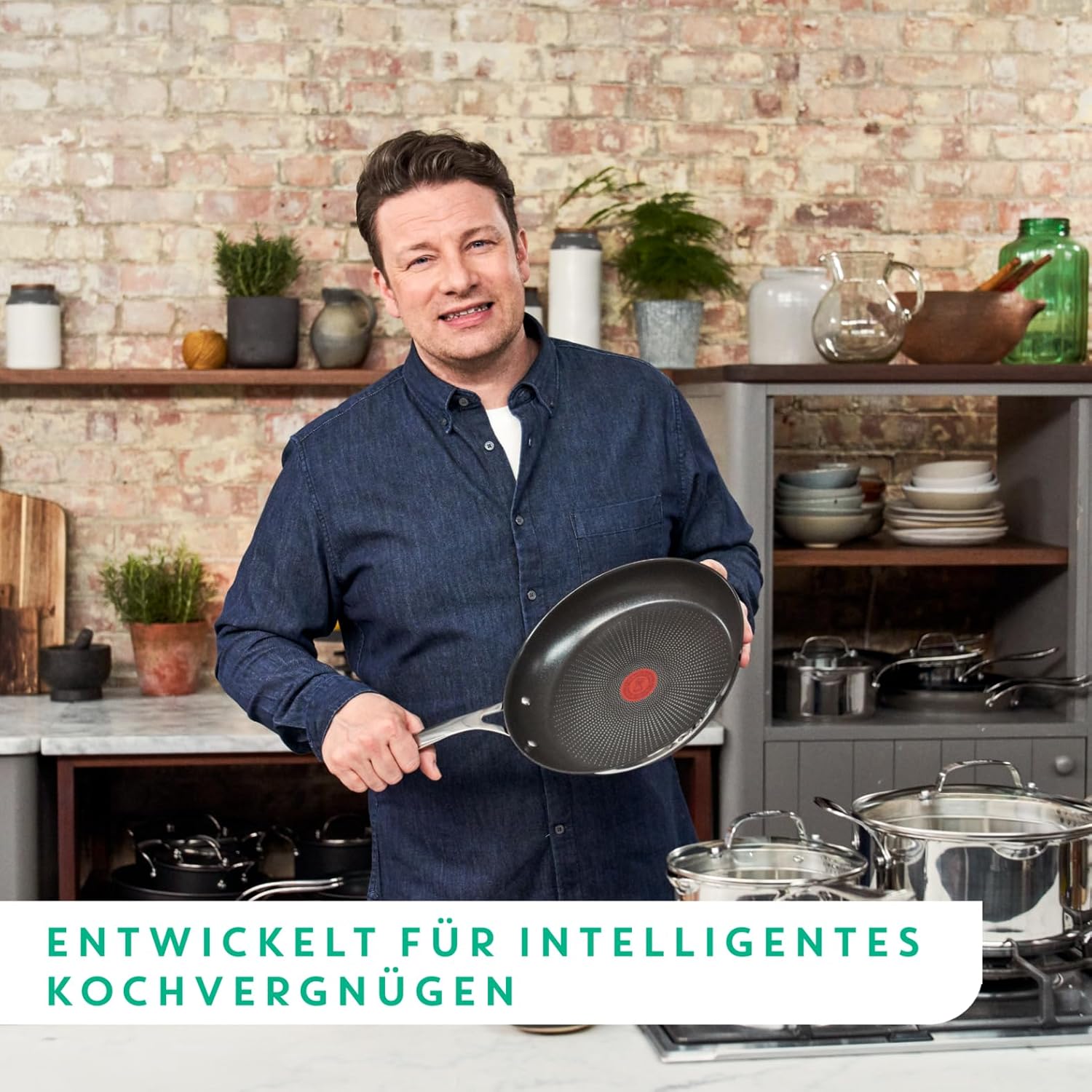 Tefal Jamie Oliver Cook's Direct On E3040244 – Тиган 20см Неръждаема стомана - Image 4