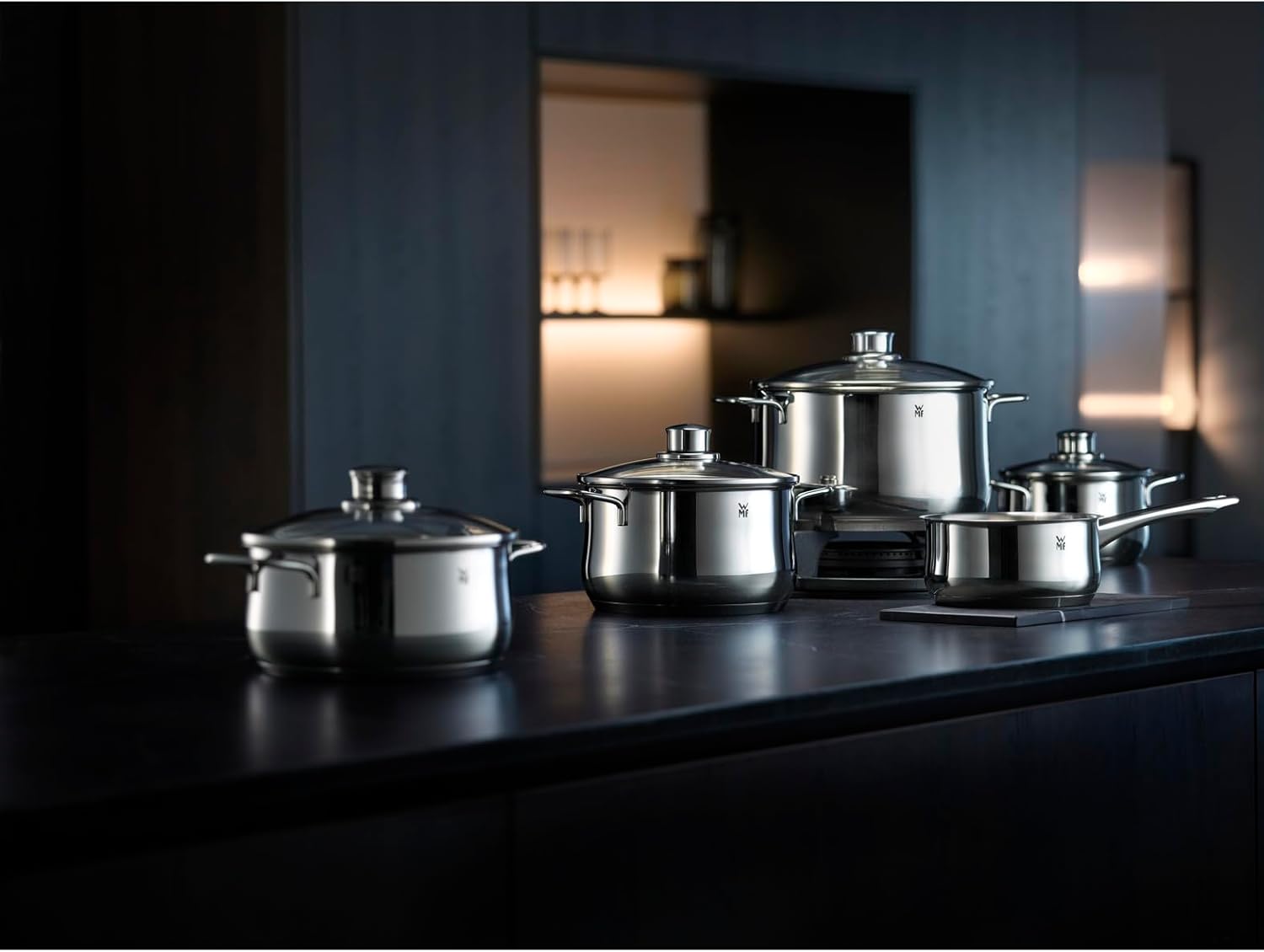 WMF Diadem Plus – Cromargan Комплект от 5 съдове за готвене неръждаема стомана - Image 2