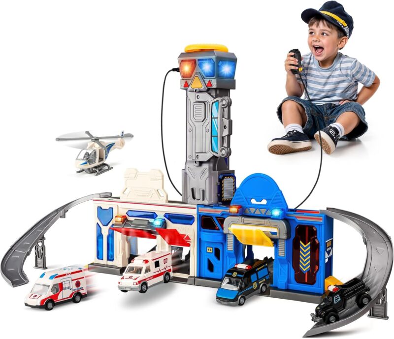 lerrbo - Комплект играчки Болница и полицейски участък