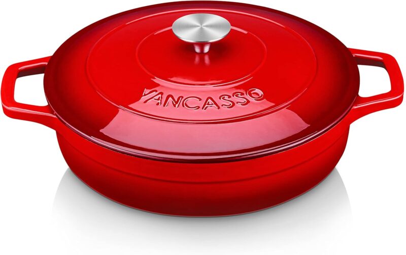 vancasso - Dutch oven Овална чугунена с емайлирано покритие 28 см Red