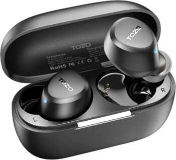 Безжични слушалки TOZO A1 In-Ear Headphones Black