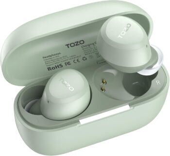 Безжични слушалки TOZO A1 In-Ear Headphones Green