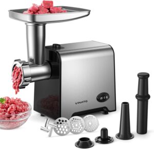 Електрическа Месомелачка VINATO CompactPower Electric Meat Grinder