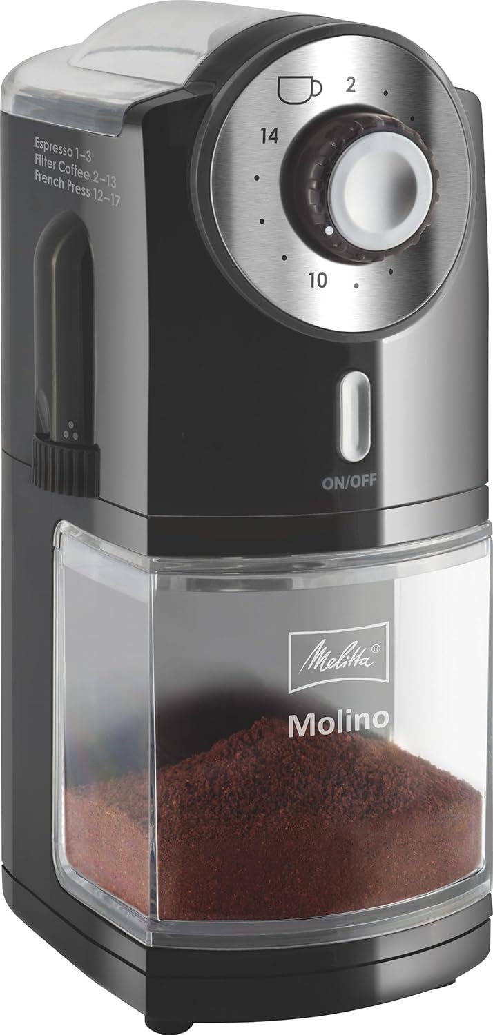 Електрическа кафемелачка Melitta Molino 17 Настройки за смилане