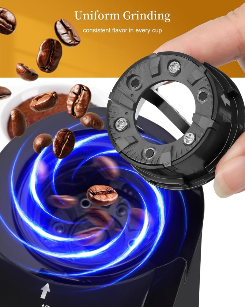 Електрическа кафемелачка Wancle CBG-8003 Electric Coffee Grinder 28 Настройки за смилане 3