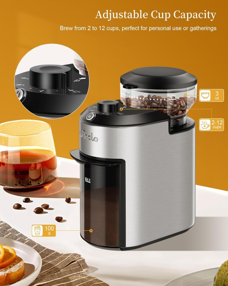 Електрическа кафемелачка Wancle CBG-8003 Electric Coffee Grinder 28 Настройки за смилане 5