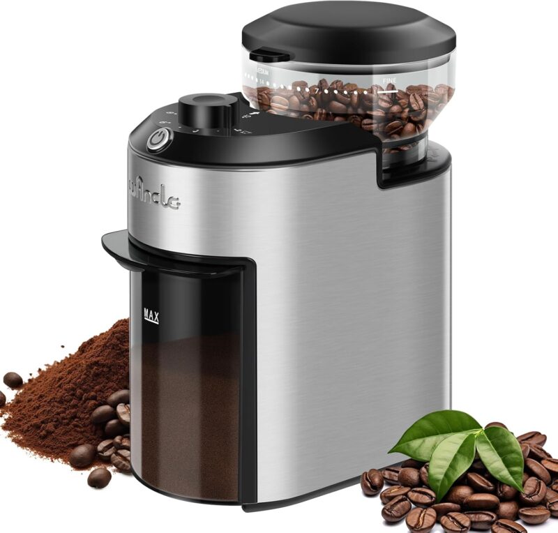 Електрическа кафемелачка Wancle CBG-8003 Electric Coffee Grinder 28 Настройки за смилане Електрическа кафемелачка Wancle CBG-8003 Electric Coffee Grinder 28 Настройки за смилане