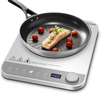 Индукционен котлон преносим AMZCHEF Single Induction Hob 2000W