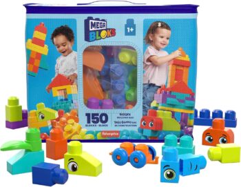 Конструктор за малки деца MEGA Bloks – Fisher-Price Цветен 150 броя