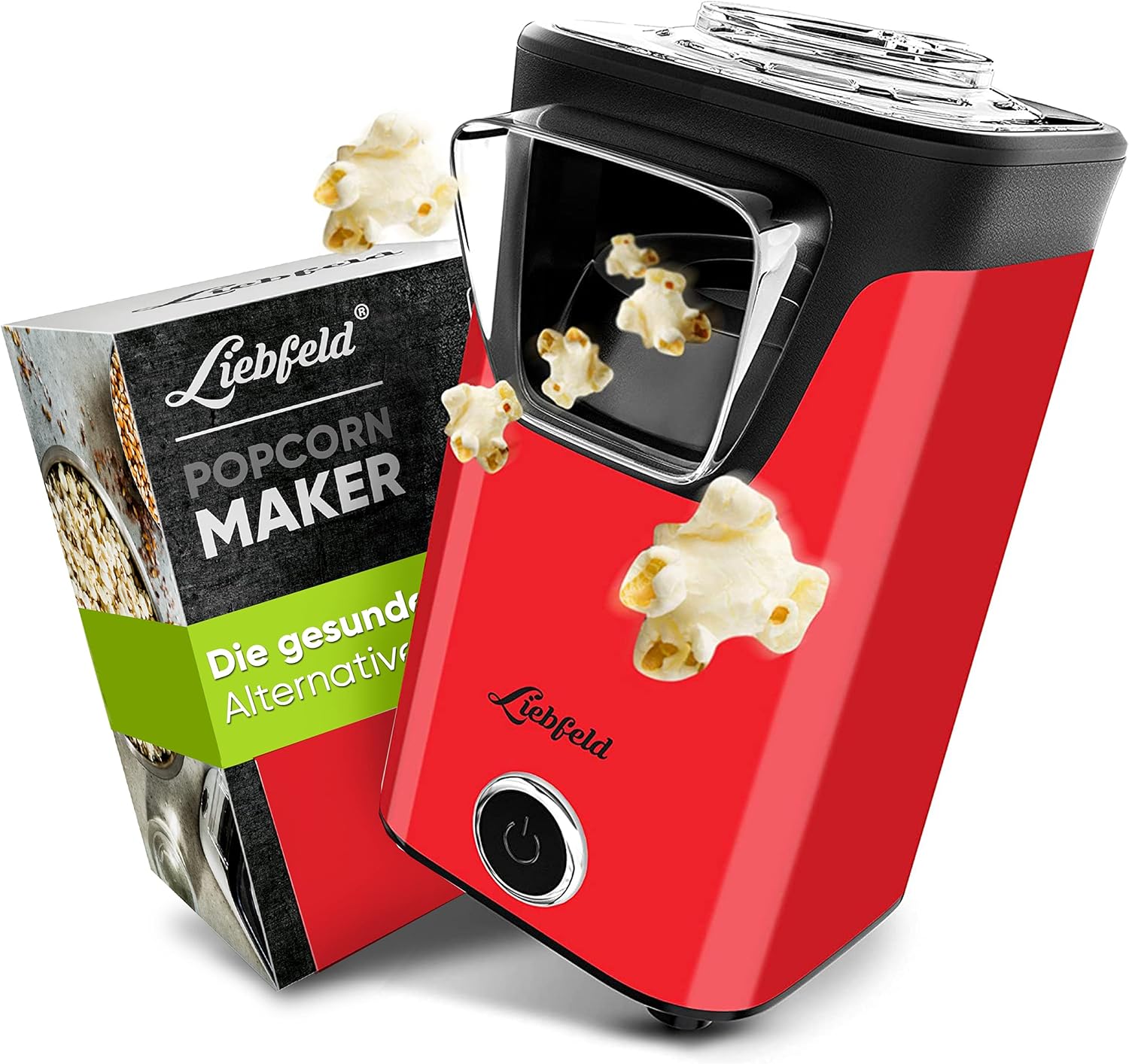 Машина за пуканки Liebfeld Popcorn Machine Red