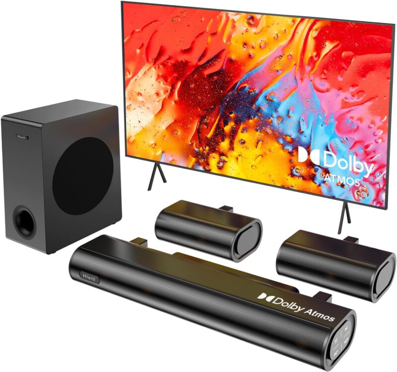 Саундбар за телевизор Hiwill HiElite A51 5.1CH Dolby Atmos Soundbar & Subwoofer