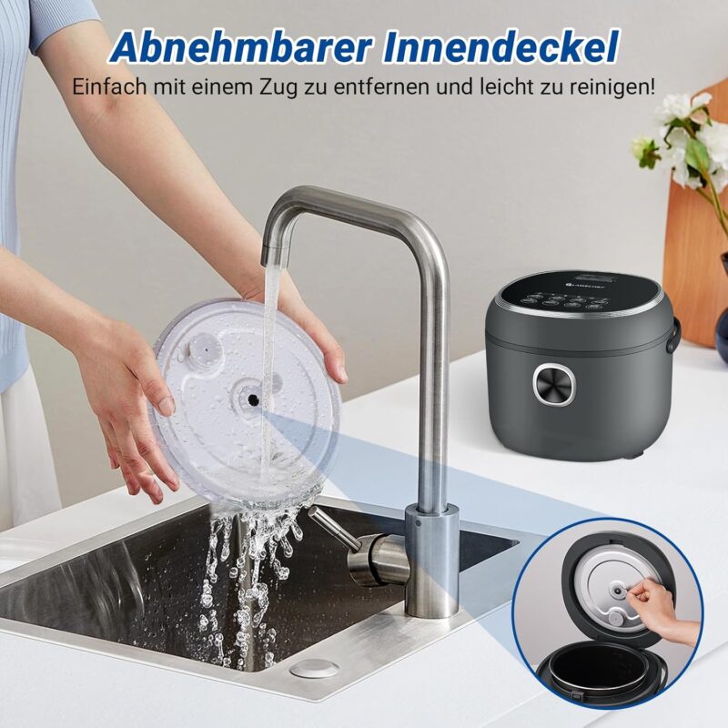 Уред за приготвяне на ориз AMZCHEF DFB-P20H1 Rice Cooker 2L 3