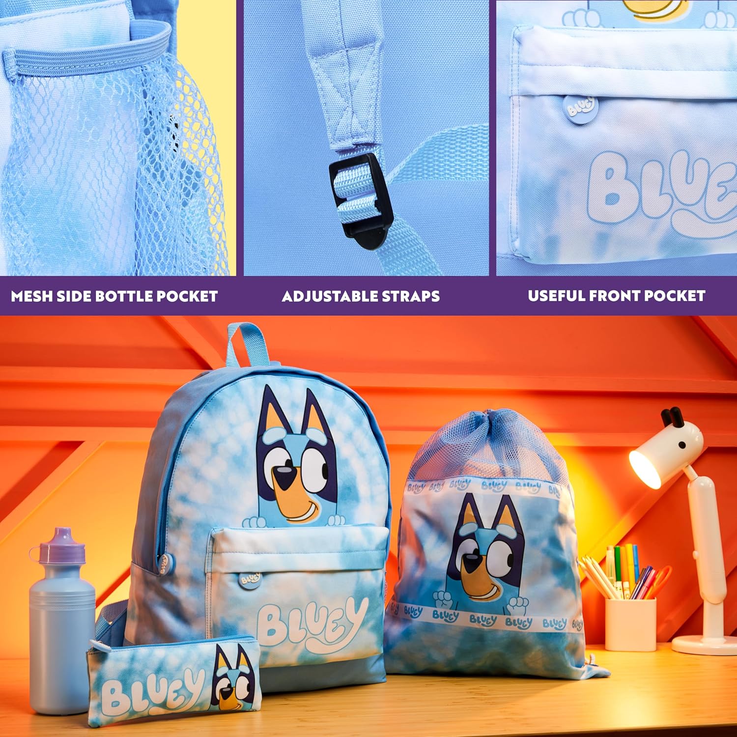 BlueY - Блуи Комплект училищна раница в синьо - Image 5
