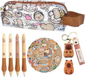 Capybara – Ученически Несесер с пособия и Ключодържател