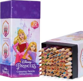 Disney – Princess Моливи за оцветяване, опаковка от 72 бр