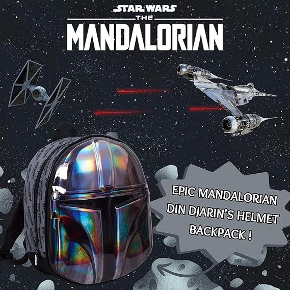 Disney – Ученическа раница Star Wars Mandalorian 3D - Image 2