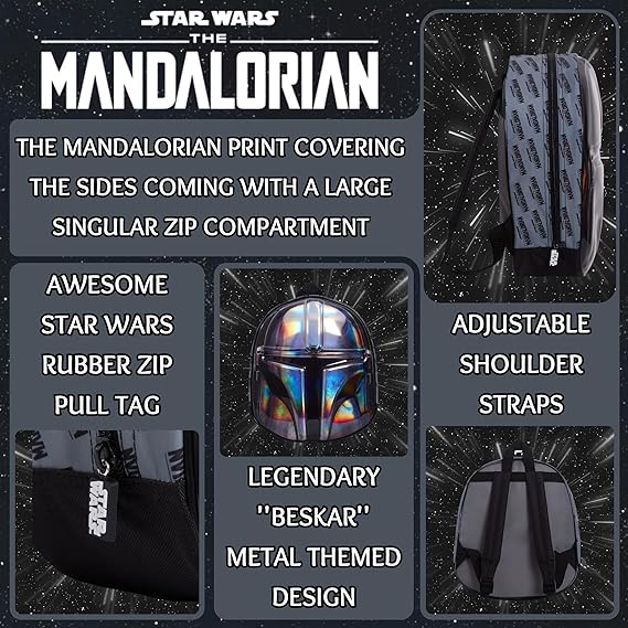 Disney – Ученическа раница Star Wars Mandalorian 3D - Image 3