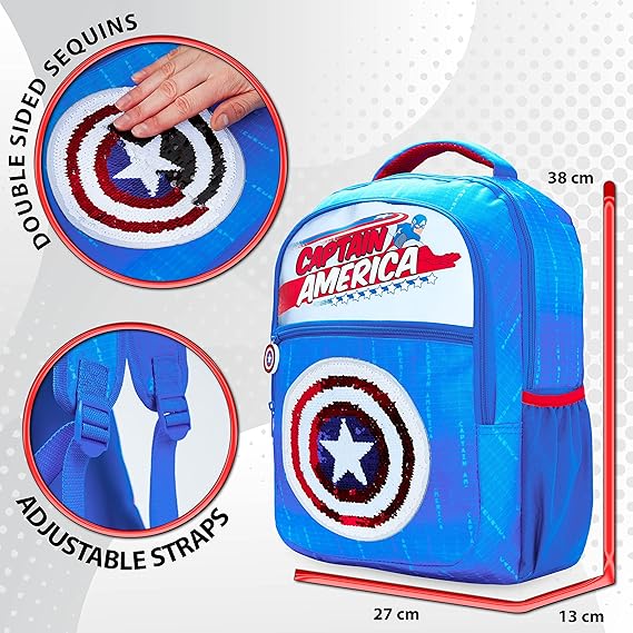Marvel - Ученическа раница Avengers Капитан Америка - Image 3