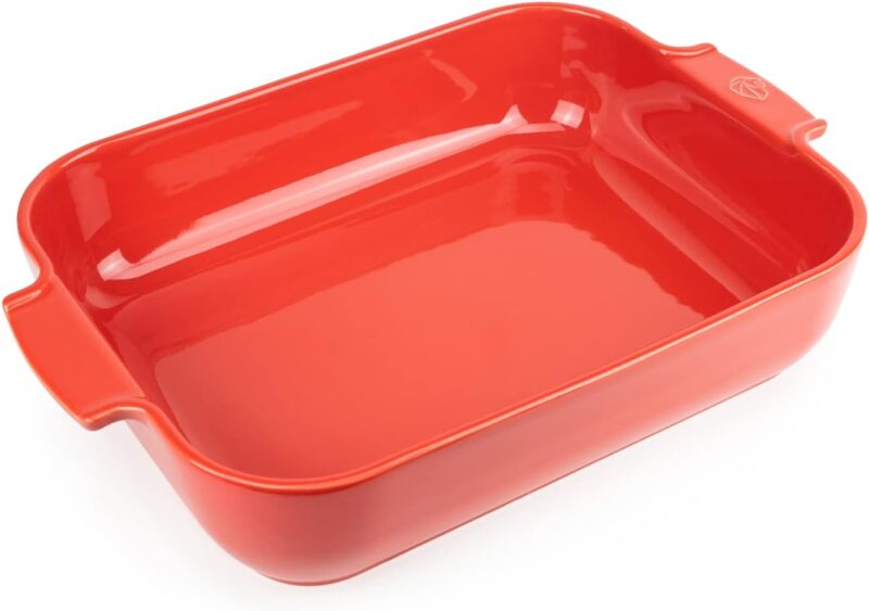 Peugeot - Керамична тава за печене с емайлирано покритие 40 x 27 см Red