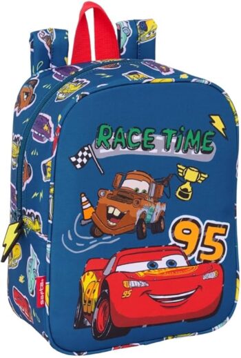 Safta – Ученическа раница Колите Cars 22 x 10 x 27 см тъмносиньо M